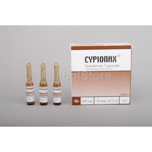 Testosterone Cypionate, Cypionax, 200mg/amp