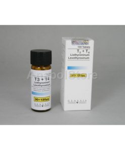 T3, Liothyronine + levothyroxine (T4) 100 x 30mcgT3+120mcgT4 Genesis